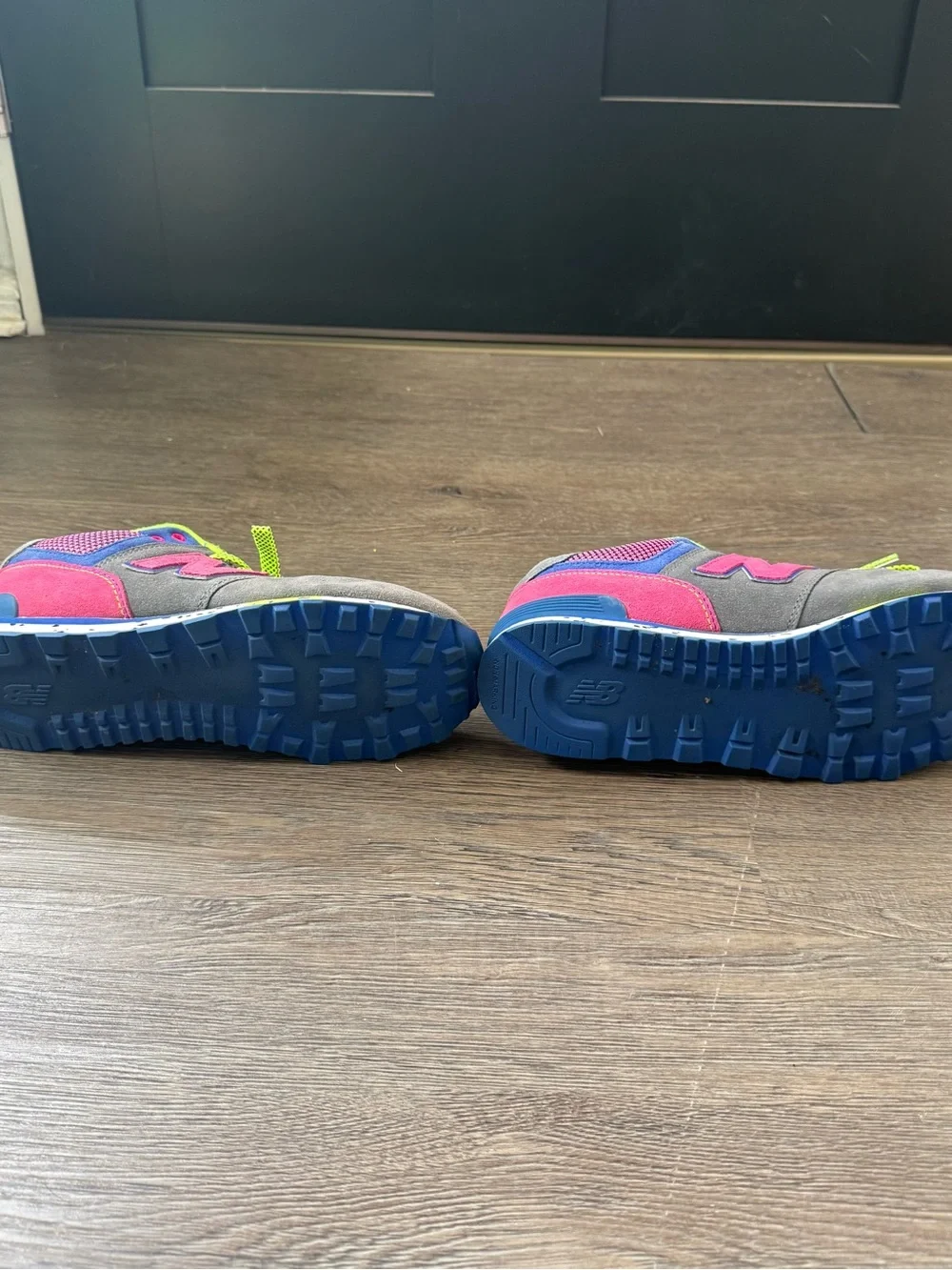 New Balance Women’s Pink & Neon Green Accent Sneakers